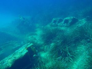 barco hundido buceo